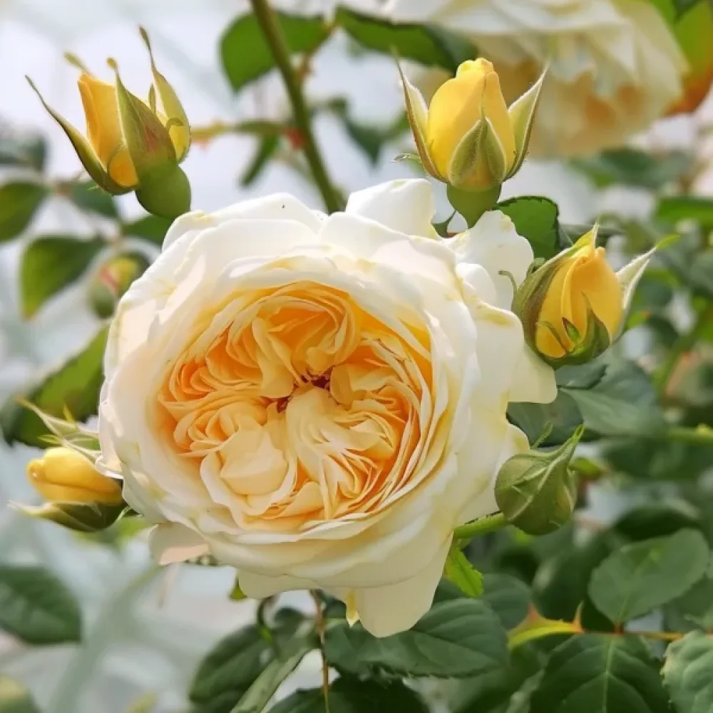 Trandafir Yellow Temptation (galben)