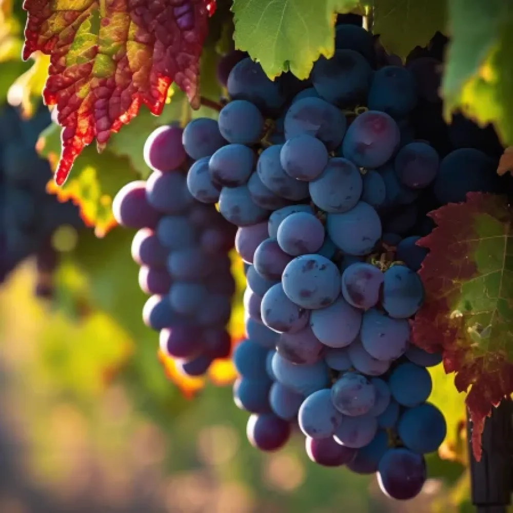 Viță de vie soiul Dornfelder - struguri roșii de vin, cu coacere timpurie - rezistent