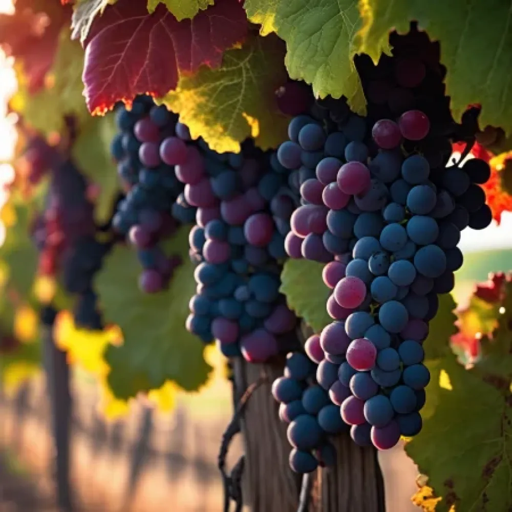Viță de vie soiul Dornfelder - struguri roșii de vin, cu coacere timpurie - rezistent