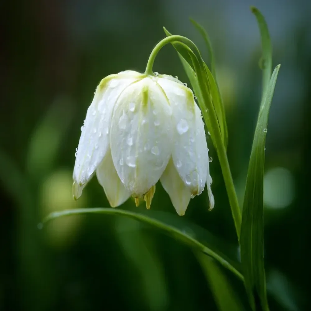 Fritillaria Meleagris Alba (albă)