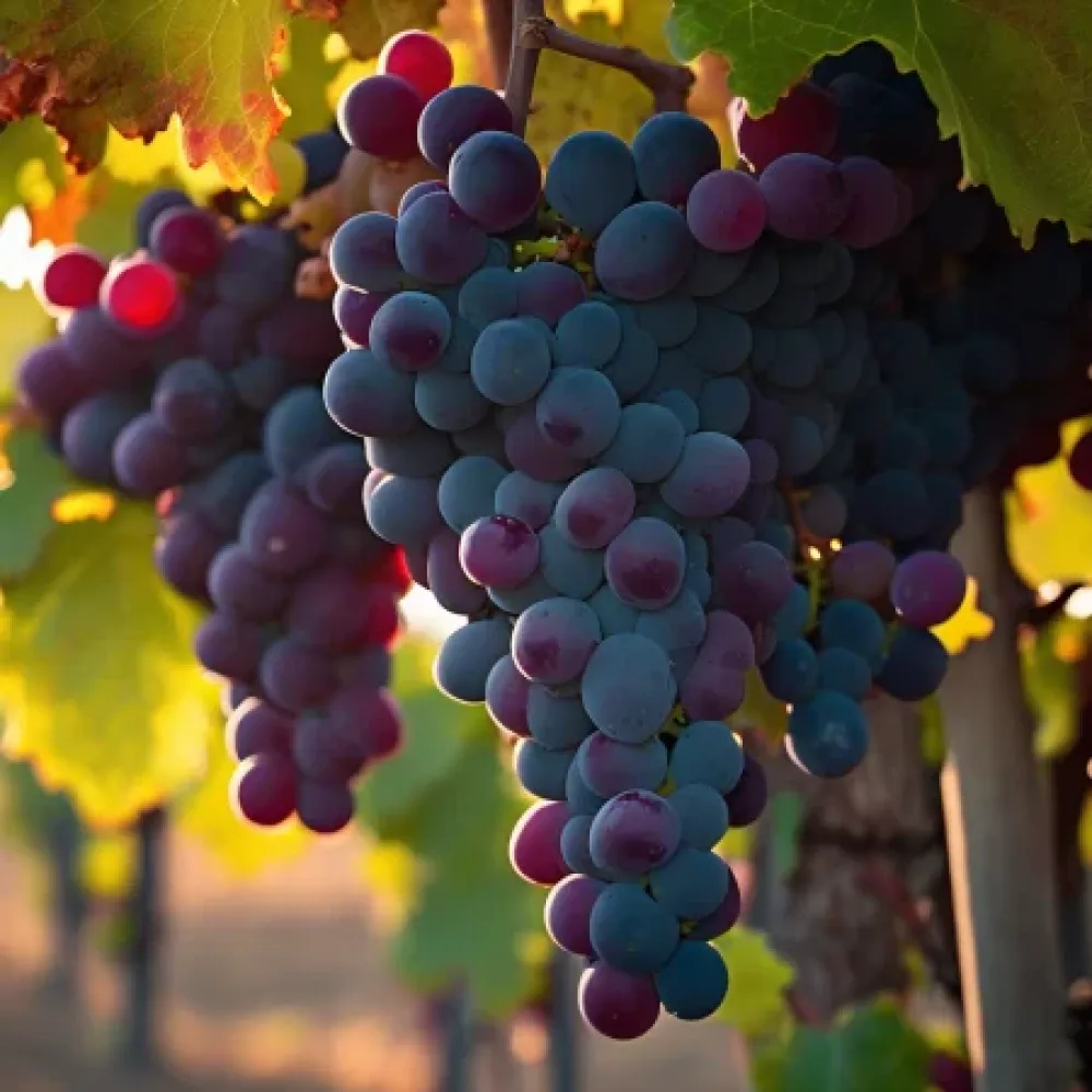 Viță de vie soiul Dornfelder - struguri roșii de vin, cu coacere timpurie - rezistent