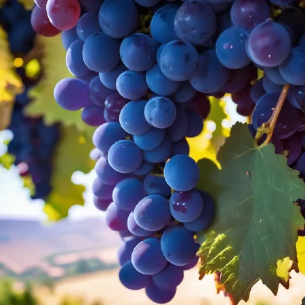 Viță de vie soiul Rubin - struguri roșii de vin - cu coacere mijlocie